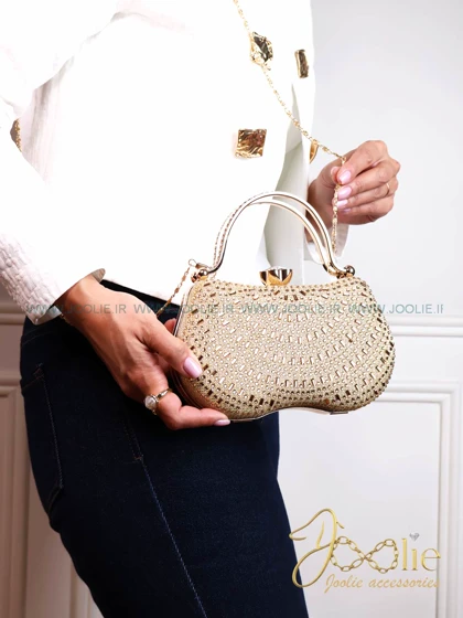 کیف زنانه مجلسی مدل زرین کد K877