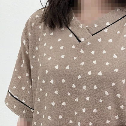 ست راحتی بلوز شلوار طرحدار | آی بولک