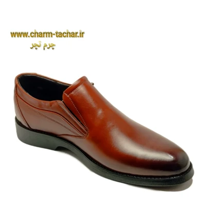 کفش رسمی مردانه بدون بند چرم طبیعیsi186
