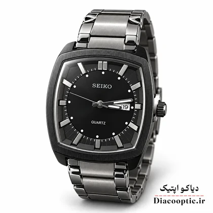 ساعت مچی مردانه برند سیکو مدل DO1328 دو تقویم مربعی