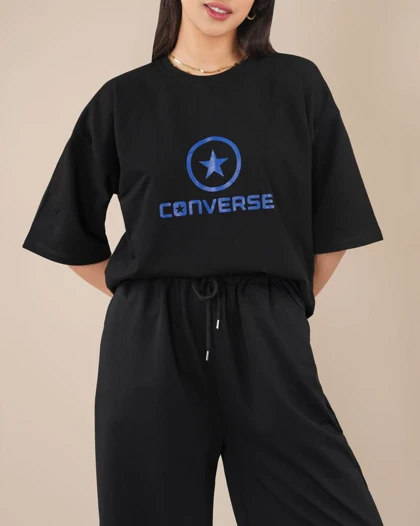 تیشرت مشکی converes کد 30307