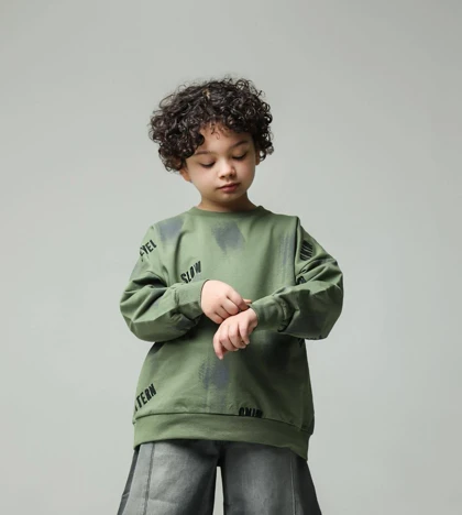 بلوز شلوار جین اسپرت رنگ سبز کد 3821