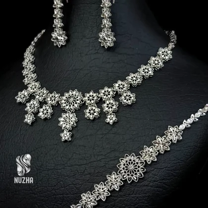 سرویس تراش نقره زنانه کدsnz1035