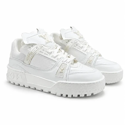 کفش کتانی ونس مدل لویی ویتون سفید Louis Vuitton White کد 295431