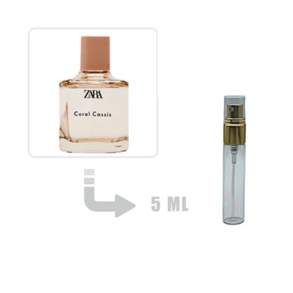 دکانت عطر ادکلن زارا کورال کاسیس زنانه 5 میل اصلی Zara Coral Cassis for Woman 5ml