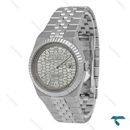 ساعت رولکس Land-Dweller مردانه سیلور صفحه طوسی Rolex-8814-G