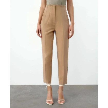 شلوار زنانه ی کرپ پائولا (Paula) سین استایل کد 6129