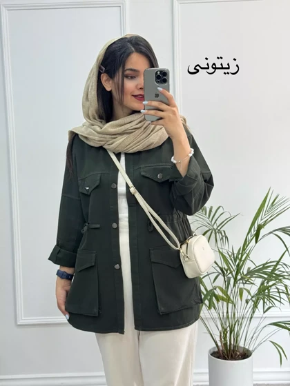 مانتو کتان شایلین