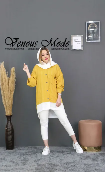 شومیز پیراهنی ترکیبی