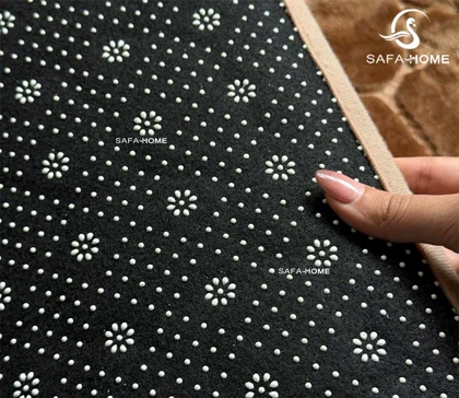 پادری مخمل طرح سنگ 45*75 سانتی متر
