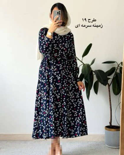 پیراهن ساحلی گل دخت 2