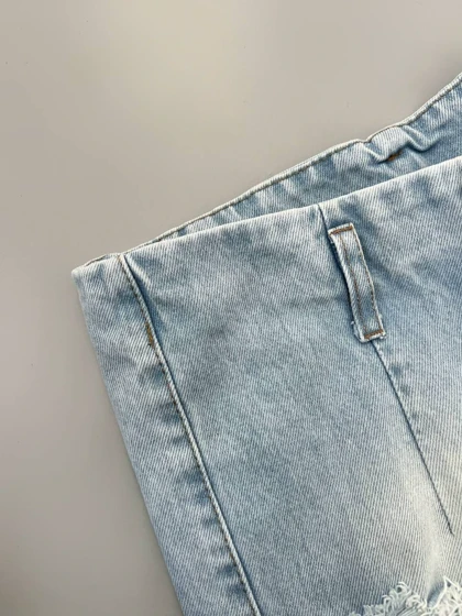 شلوار جین واید لگ قد 90 کد 4923