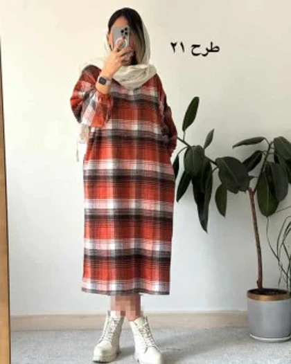 کفتان پشمی چهارخونه دیبا 2