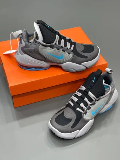 کفش نایک ایر مکس آلفا ساویج طوسی آبی Nike Air Max Alpha Savage Grey Blue