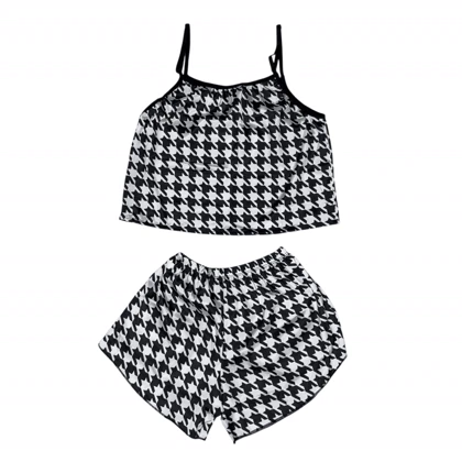 ست تاپ و شلوارک مدل 196