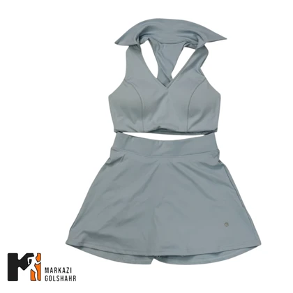 ست کراپ شورتک کاپ‌دار کدLQ-1047