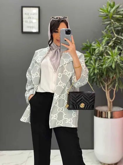 مانتو کتی طرح GUCCI