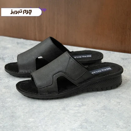 دمپایی مردانه چرم مدل ویهان