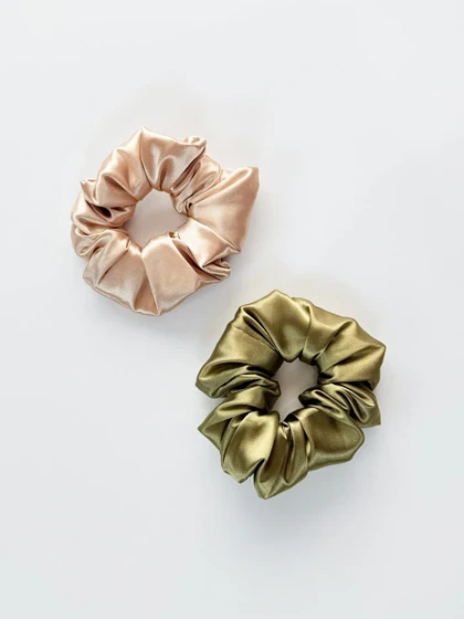 کش مو اسکرانچی ساتن ساده