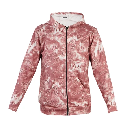 سویشرت طرحدار مردانه قرمز مدل Roham