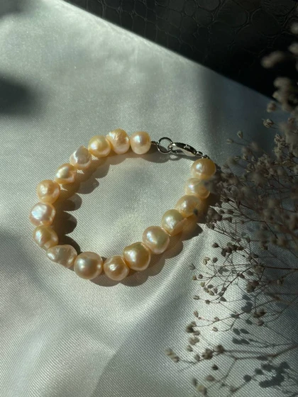 نیم ست مروارید طبیعی کد MO0024F