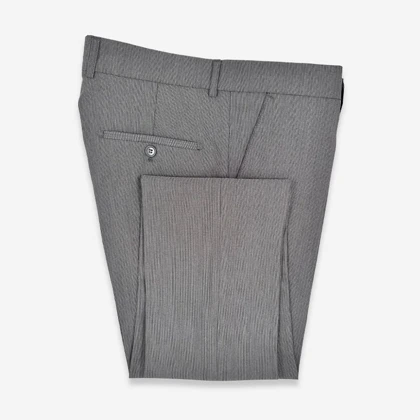 شلوار پلاتین فاستونی سوزنی طوسی روشن R11S-4