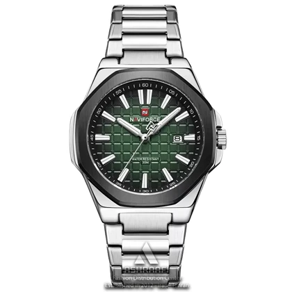 ساعت نیوی فورس صفحه سبز Naviforce NF9258SK