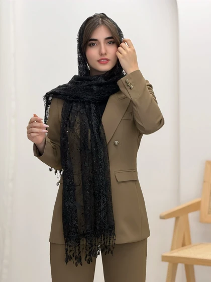 6568-شال وارداتی حریر هلما