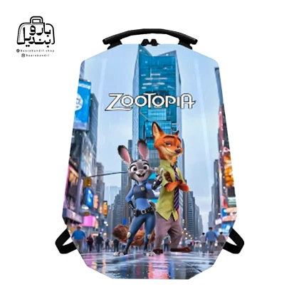 کوله‌پشتی مدرسه هارد کیس Marinox Marvel کد 1050 طرح زوتوپیا Zootopia