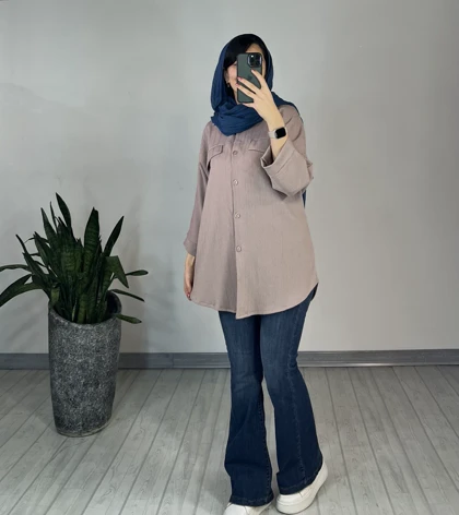 مانتو دکمه دار برکه 1