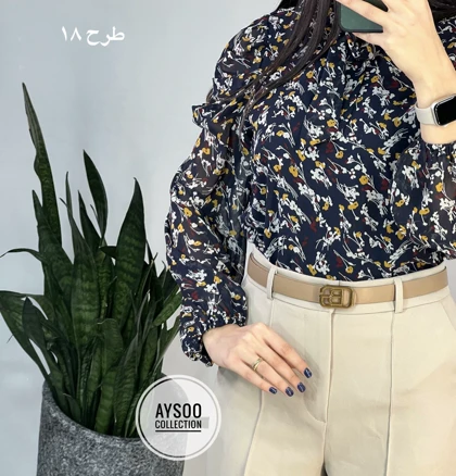 شومیز حریر مهلا 3