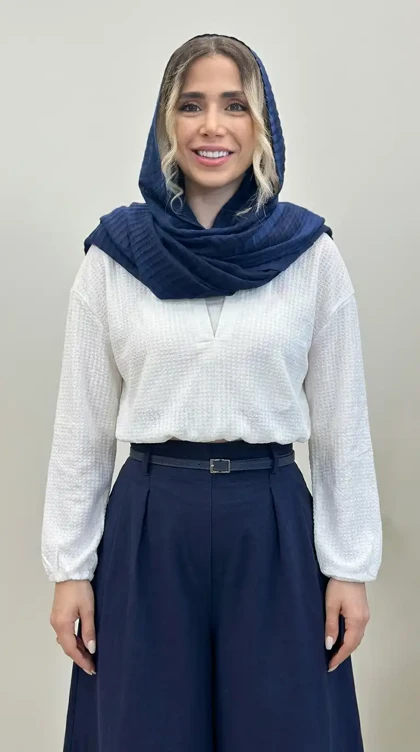 شومیز حصیری و تاپ زنانه دو تکه