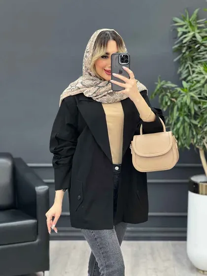 مانتو لینن سر شانه ژیله