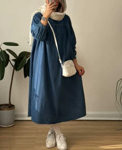 پیراهن جین پارچه ترک 4