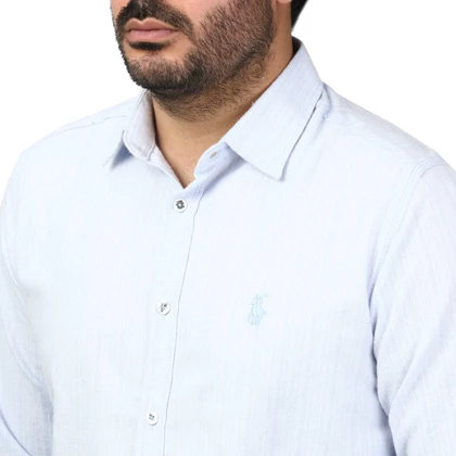 پیراهن آستین بلند راه راه مردانه مدل 6102072