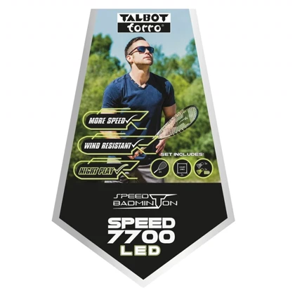 راکت بدمینتون سرعتی برند تالبوت تورو TALBOT TORRO Set Speed 7700