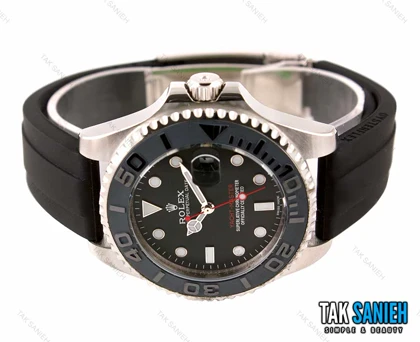 ساعت مچی مردانه رولکس Yacht Master سیلور بند رابر Rolex-2582-G