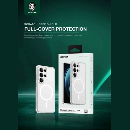 قاب مگنتی سامسونگ S26 Ultra گرین لاین مدل GNMGCRS26UCL شفاف