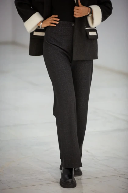 شلوار زنانه کشمیر کمر سر خود