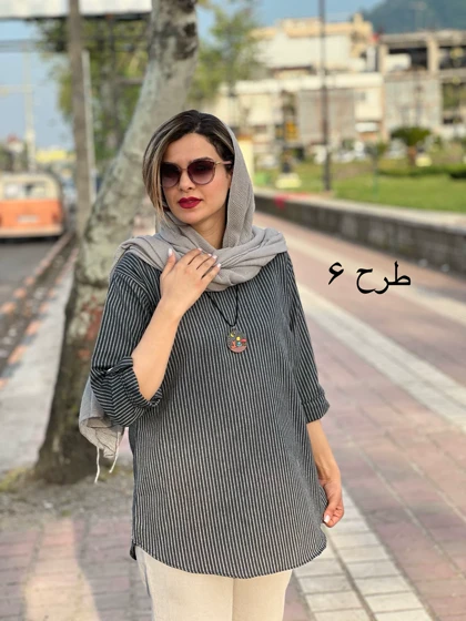 مانتو راه راه پرواز