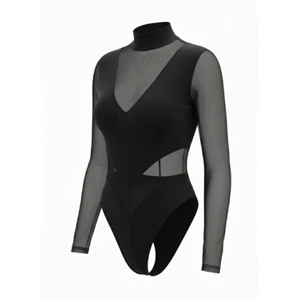 بادی حریر هفتی یقه ایستاده