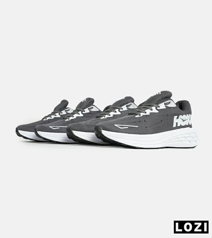 کفش کتانی طوسی فیلی سفید HOKA مدل 7337