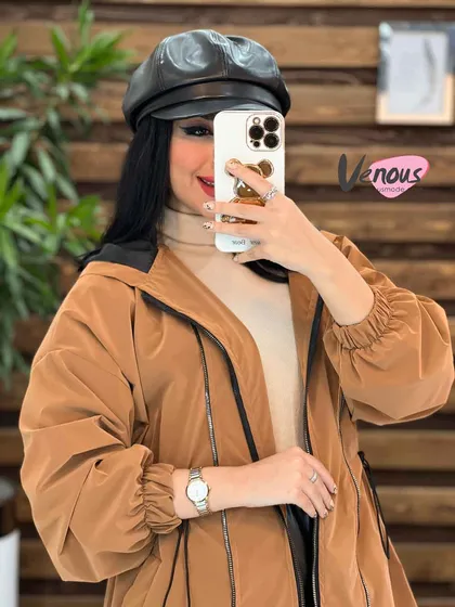 بارانی سه زیپ کمرگت