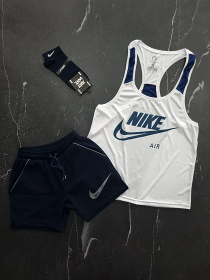 پکیج کد E510 شامل رکابی + شلوارک + جوراب با 5 رنگ خفن 🤩