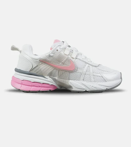 کفش کتانی زنانه سفید صورتی Nike cushlon مدل 7604