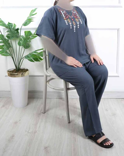 ست بلوز شلوار گوزل 2042