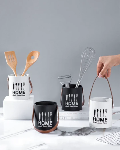 جای قاشق چنگال با بند چرمی ( تکی و جفتی )