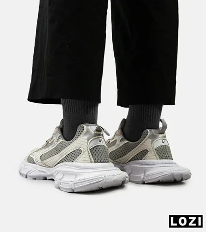 کفش کتانی مردانه و زنانه سفید طوسی Balenciaga 3XL