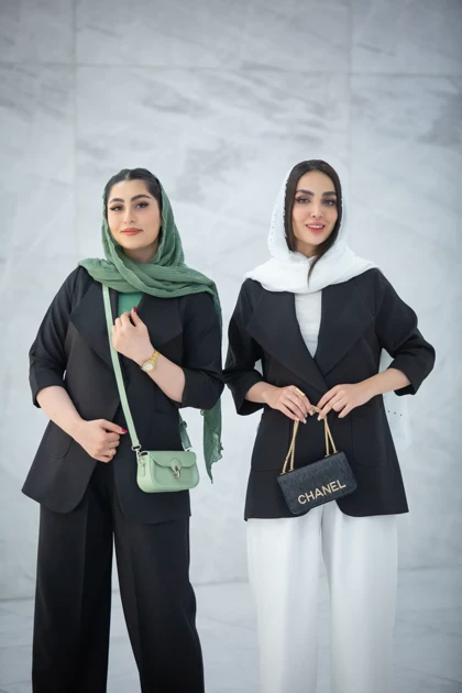 مانتو مازراتی دو جیب کوتاه مهگل