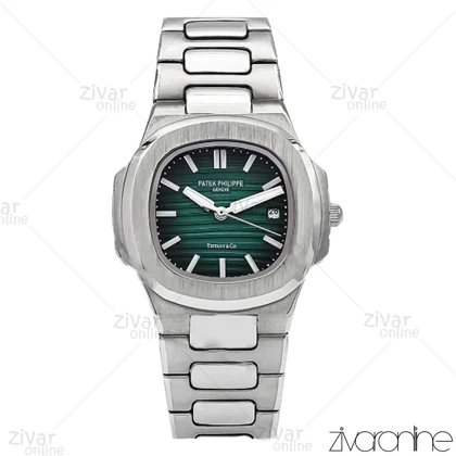ساعت پتک فیلیپ ناتیلوس زنانه صفحه سبز آبی 106038